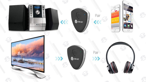 iClever AptX Bluetooth Transmitter/Receiver | $20 | Amazon | Promo code f56YJJYJ
